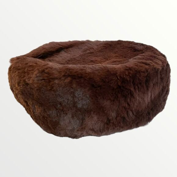 Vintage Styled by Coralie Mink Fur Pillbox Hat in EUC - Picture 1 of 3